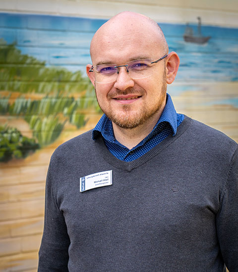 Portr�t von Herrn Abel - Einrichtungsleitung