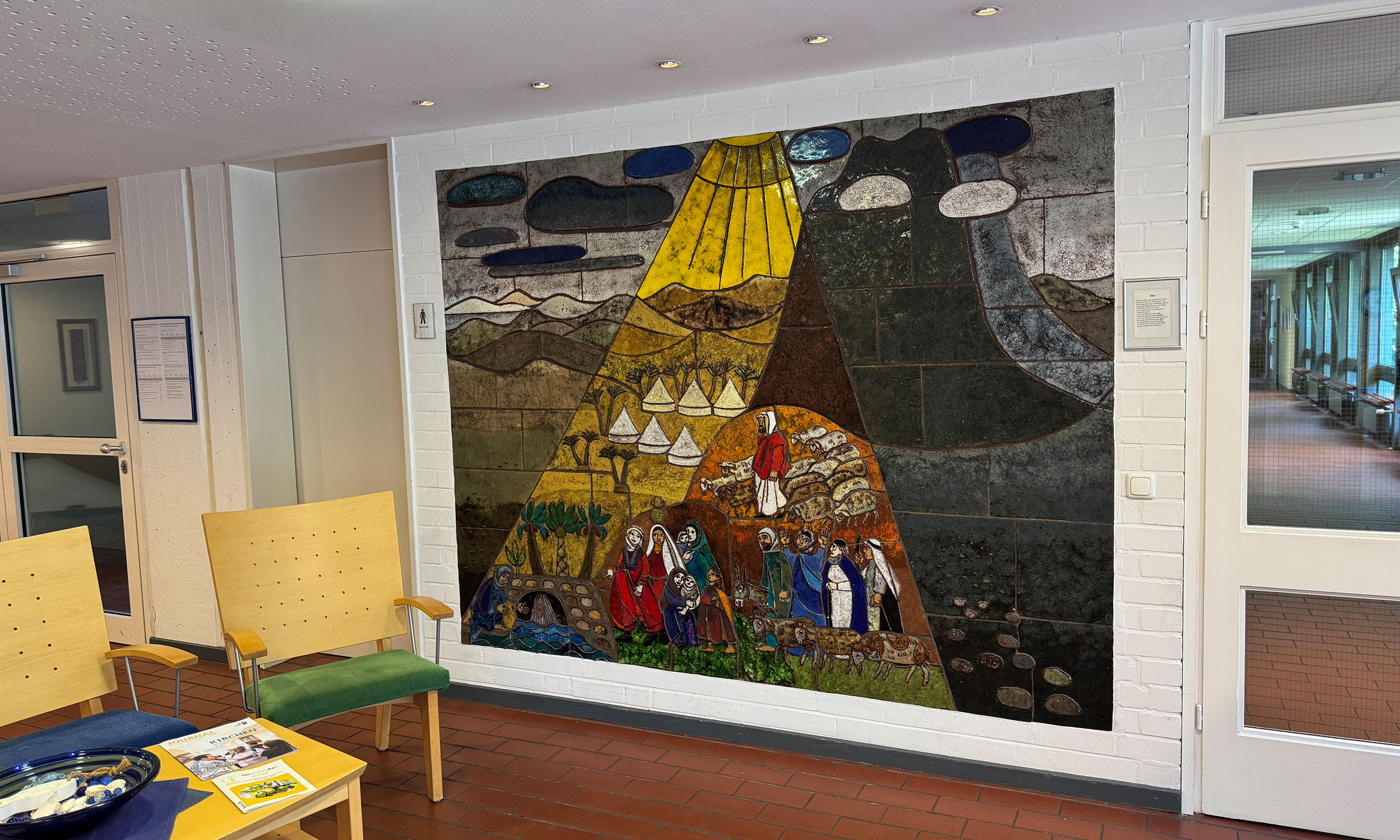 Blick in den Empfangsraum der Pflegeeinrichtung